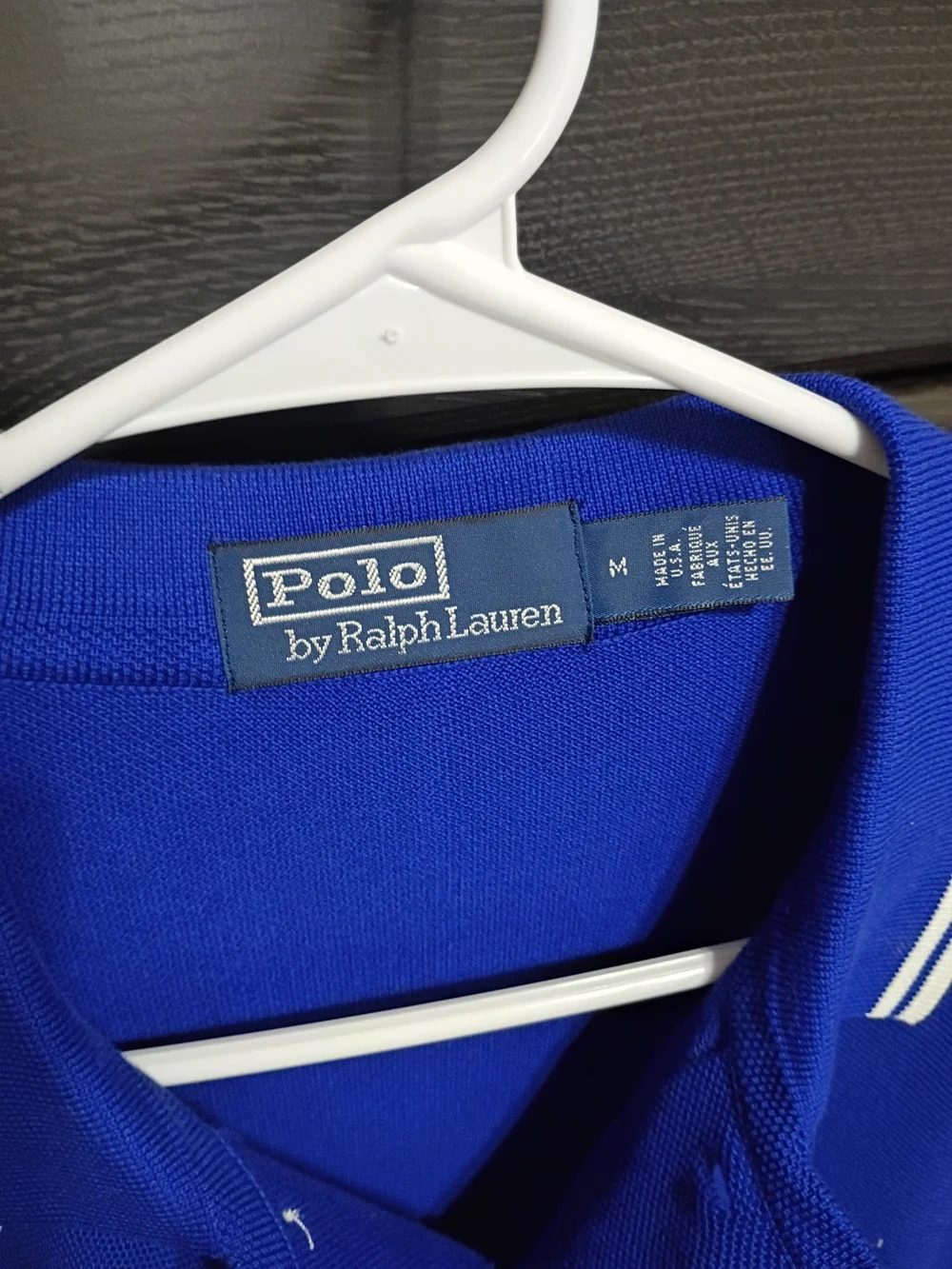 Ralph Lauren Blue Polo with White Trim